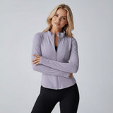 Nivya | Pilates Zip-Up Jacke – Lila