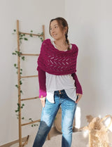 Marina™ Elegante Boho-Wärme – Rosenrot