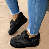 Felgen - orthopädische warme schuhe – Schwarz