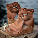 Sophie | Orthopädisch Gepolstert Sandalen – Braun