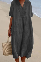 Stylisches Damenkleid - leicht und vielseitig – Grau