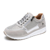 Ergonomische resda-sneaker für damen – Silber