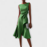 Jolene – Elegantes Midi Kleid – Grün