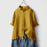 Celeste | Elegante Bluse – Gelb