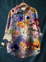 Sarah | Blumenmuster Peasant Bluse – Blumenmuster 4