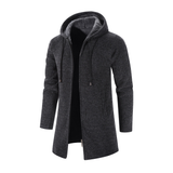 Kapuzen-Sweatshirt aus Wolle - WENTZEL – Grau