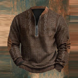Glen - Gemütlicher Klassischer Pullover – Braun
