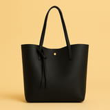 Istar Weiche Schultertasche – Schwarz