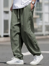 Kirk - Atmungsaktive Baumwollhose Mit Taschen – Armeegrün