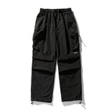Kelynn | Fallschirmjäger Baggy Cargo Hose mit großen Taschen – Schwarz