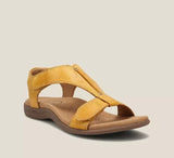 Charlotte | Elegante orthopädische Sandale für Damen – Gelb