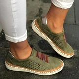 Orthopädische Damenschuhe | Bequemer Spaziergang – Grün