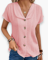 Damen Entspannte Sommerbluse | Chic – Rosa