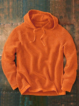 Matthias™ | Strick Hoodie – Orange