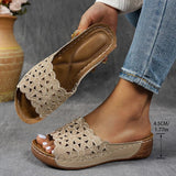 Navodya - Stylische Fisch Sandalen – Beige