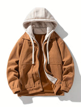 Jacques – Langärmelige Jacke Mit Fronttasche – Braun