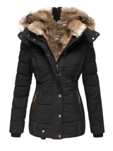 Lisa | Wärmeisolierende Damenjacke für Frauen Outdoor – Schwarz