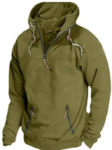 Mohinder – Lässige Langarm-Hoodie – Grün