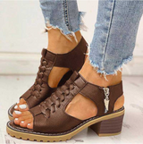 Ouida | Elegante Sandalen mit hohen Absätzen – Braun