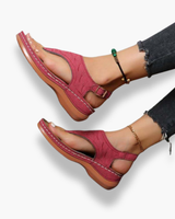 Damen Bequeme Modische Sandalen | Komfortabel – Rot