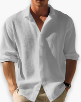 Herren Elegantes Langarm Hemd | Vielseitig – Grau