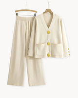 Grigio – Elegantes Set aus Strick – Creme