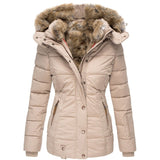 Ruzda - stylischer wintermantel – Beige