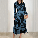 Mariellea - lässig-elegantes Midikleid – Blau