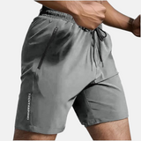 Schnell trocknende Active Shorts – Grau