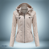 Lederjacke mit kapuze – Reis