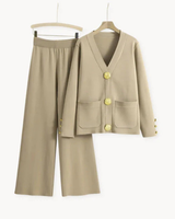 Grigio – Elegantes Set aus Strick – Beige