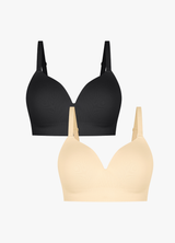 Nela | Daily Essential BH – Schwarz-Beige