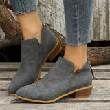 Birdie - Damen-Stiefeletten – Grau