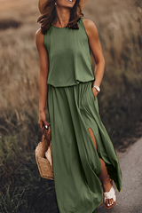 Jessica - Schickes Freizeitkleid – Grün (Fast ausverkauft!)