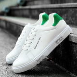 Hartleigh | Atmungsaktive Schnürschuhe für Herren – Weiß Grün