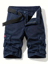 Mason™ - Klassische Cargo-Shorts für Herren – Marineblau