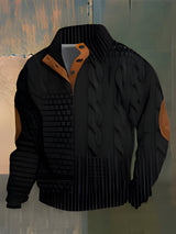 Auric | Unkomplizierter und schicker Winterpullover – Schwarz
