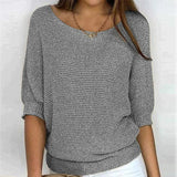 Kelora - Leichter Pullover mit weichem Griff – Grau