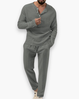 Herren Stilvolles Set | Komfortabel Und Atmungsaktiv – Grau