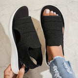 Deborish - Bequeme Orthopädische Sandalen Mit Offener Zehenpartie – Schwarz