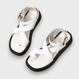 Nora – Gladiator Sandalen – Weiß