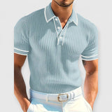 Sebastian | Premium-Polohemd – Hellblau