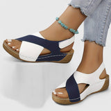Assunta | Ultrabequeme Orthopädie-Sandalen – Blau