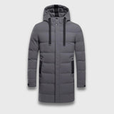 Niko | Elegante Winterjacke für kalte Tage – Grau