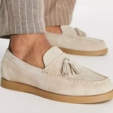 Herren-Loafer mit Klassischer Form | ohne Verschluss – Beige