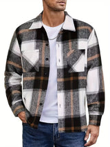 Bobby - Flanellhemd Jacke – Grau