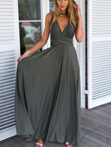 Serene - Umwandelbares Maxikleid – Dunkelgrau