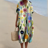 Valena | Floral Dress – Mehrfarbig