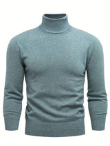 Lysander - herren vielseitiger rollkragenpullover – Grün