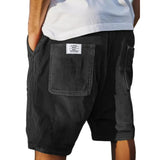 Xavier | Anspruchsvolle Texturierte Maßgeschneiderte Shorts – Schwarz
